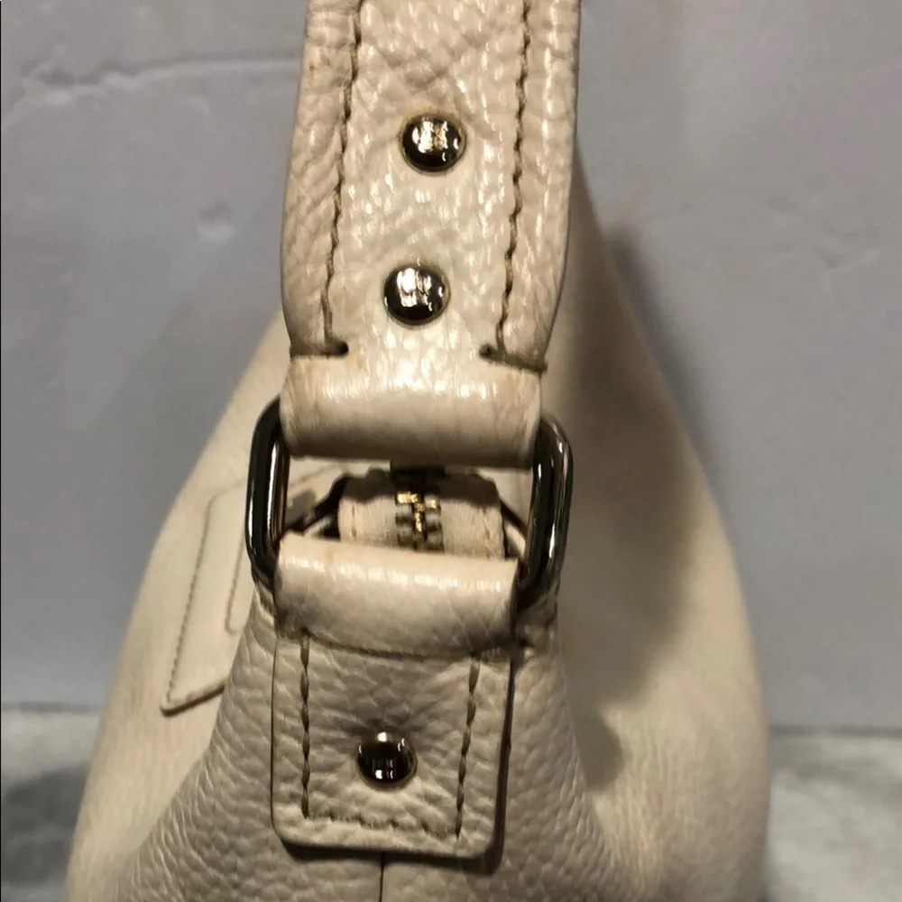 Kate Spade Hudson Pebble Leather Large Hobo Bag Cream/Off White in EUC - Picture 8 of 16